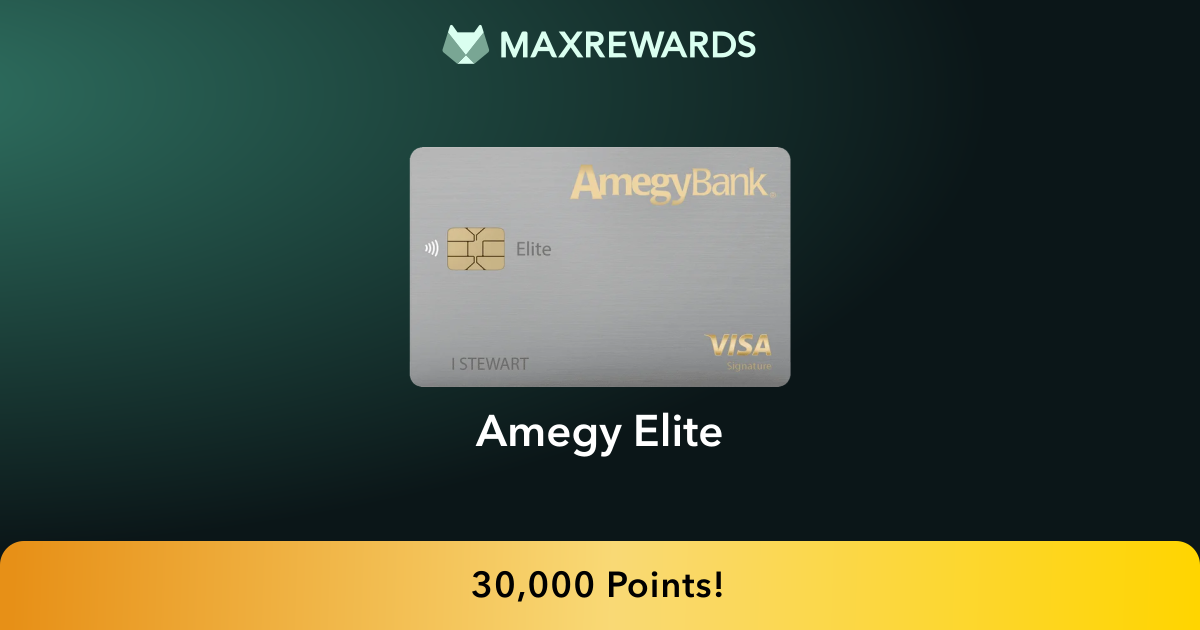 Amegy Elite Review: Benefits | MaxRewards