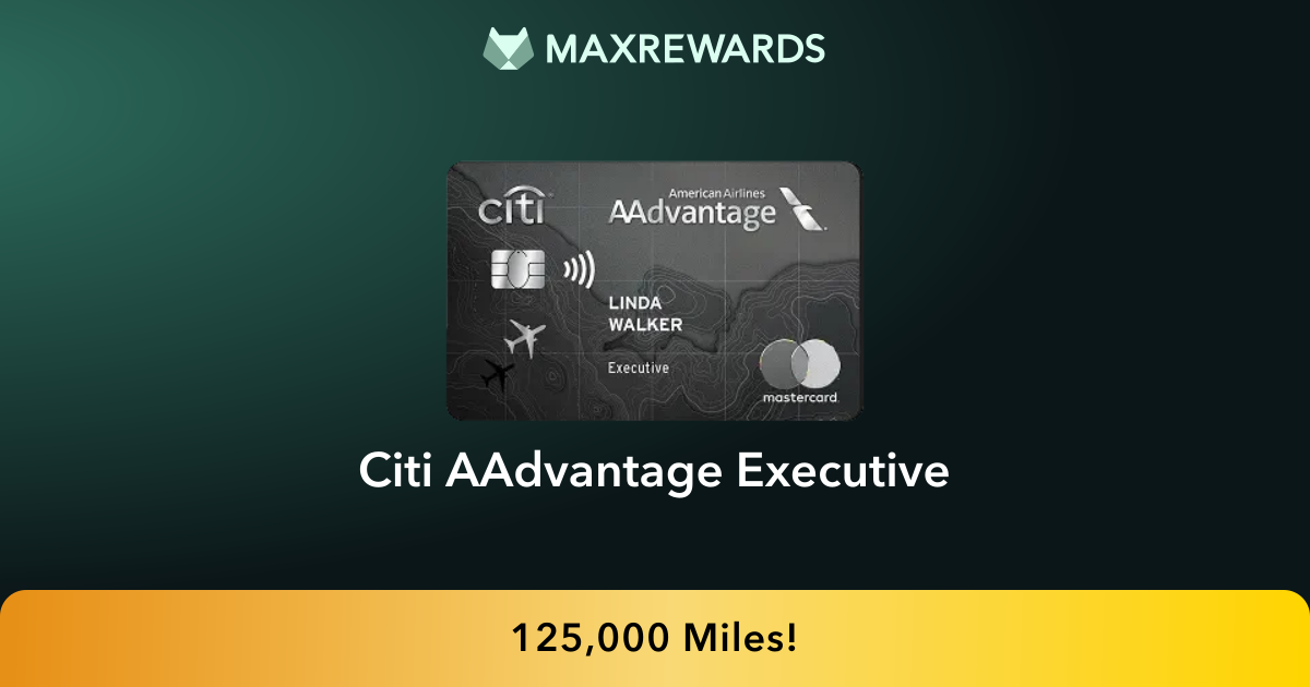 Citi® / AAdvantage® Executive Review: Benefits | MaxRewards