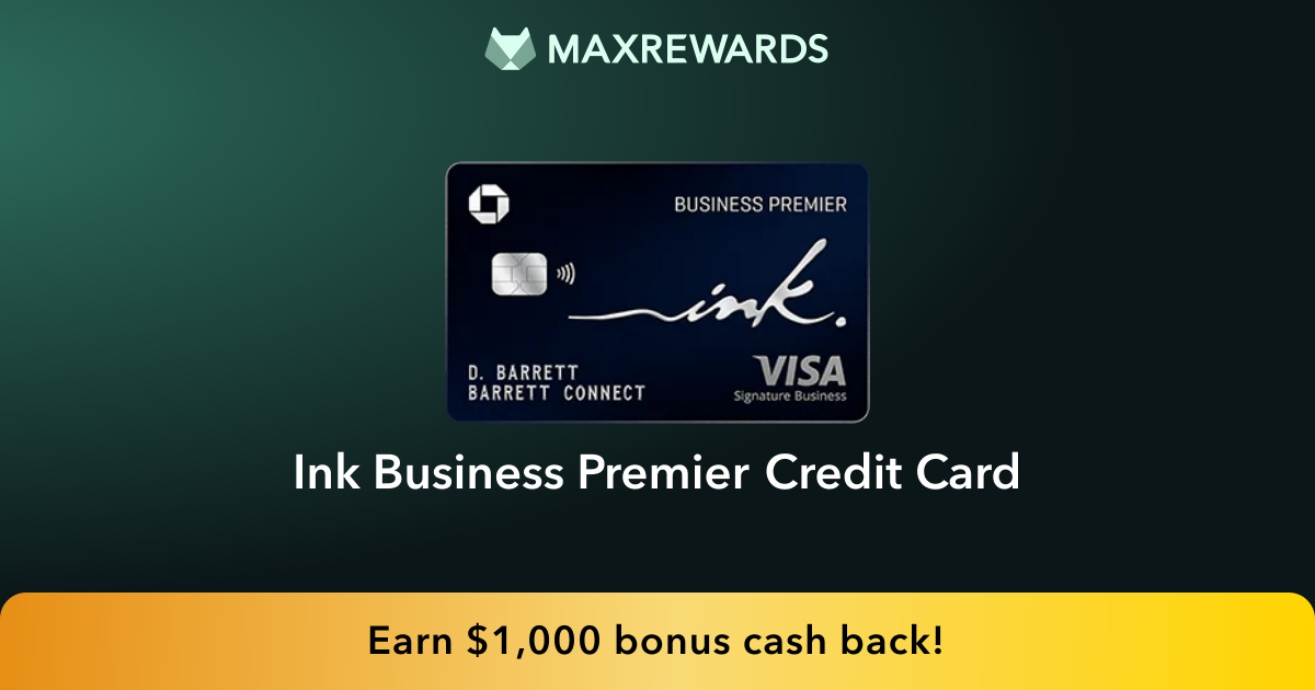 Ink Business Premier® Credit Card Review: Rewards, Benefits & Fees ...