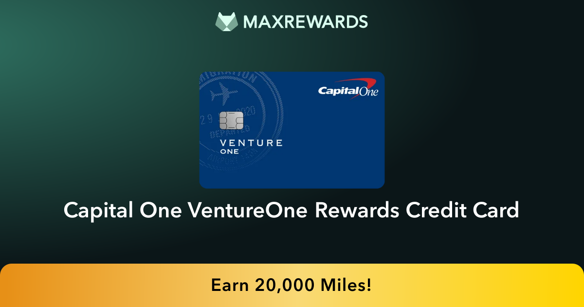 Capital One VentureOne Rewards Credit Card Review: Rewards, Benefits ...